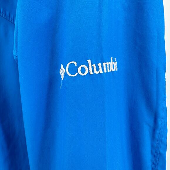 Columbia Sportswear Interchange Zip UP Jacket WMNS M Blue Hooded Hiking Outdoor - Picture 5 of 10
